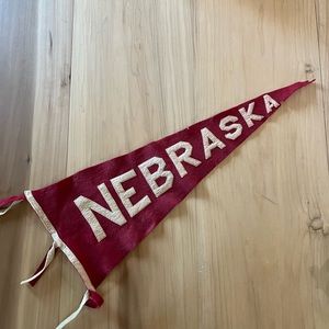Vintage Nebraska Pennant